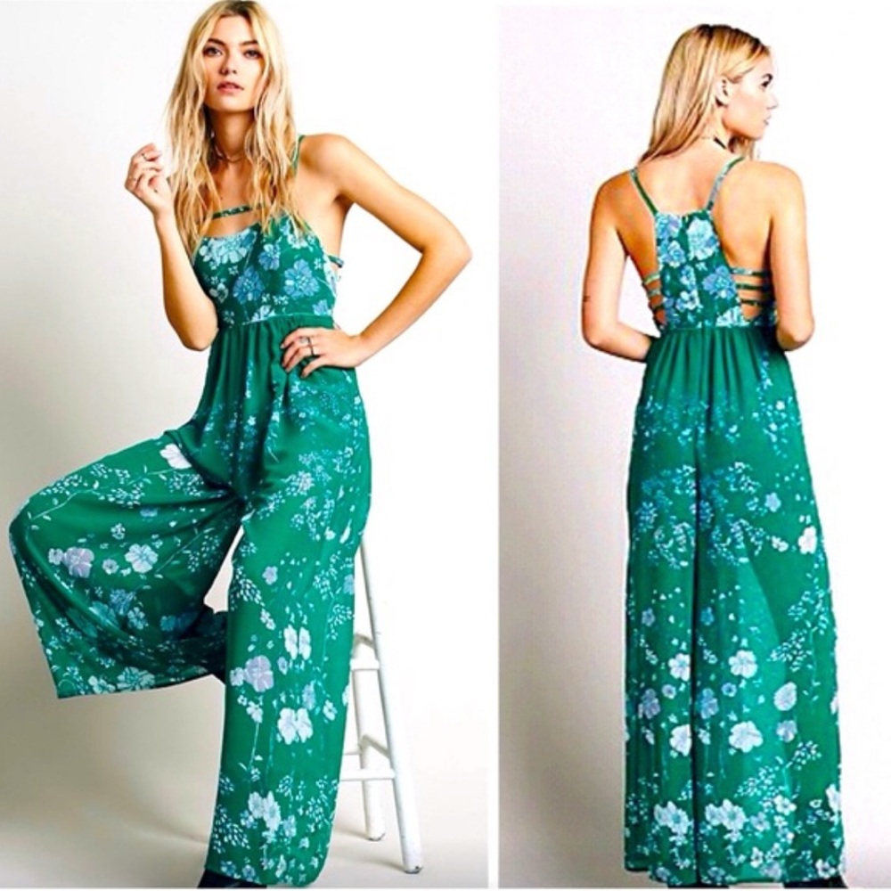Free People Meadow Rue Jumpsuit Sz 6